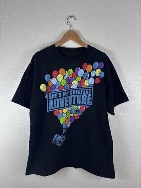 Disney Parks UP “She’s My Greatest Adventure” Movie T-Shirt Size Large